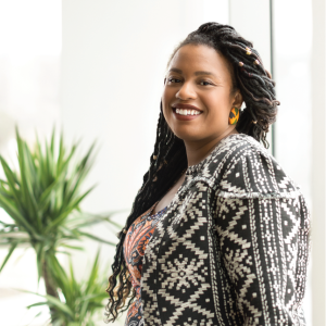 Photo of Ashlei Spivey from our Today's Omaha Woman magazine.